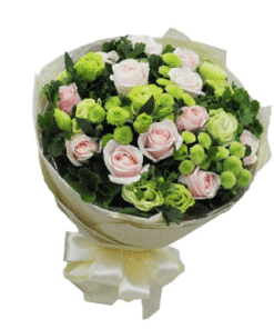 Hoa bó kỷ niệm ngày cưới cực teen cho vợ chồng trẻ